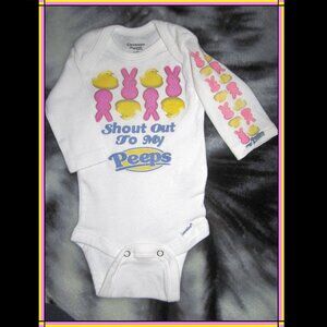 EASTER "SHOUT OUT TO MY PEEPS" ONESIE